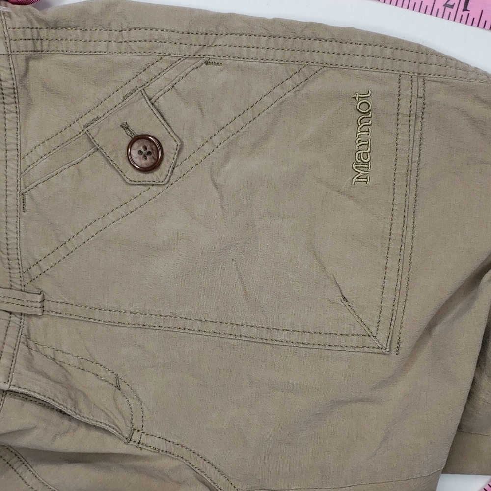 Marmot Ginny Cotton Convertible Lightweight Straigt Leg Pants Size 6 Outdoor - Picture 16 of 16